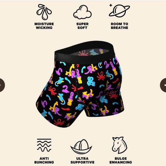 Shinesty Men’s Large Boxer Briefs w/Fly - The Knot Tonights - Picture 4 of 5